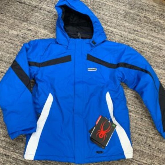 New with tags, authentic
SPYDER Active Sports Boy's GUARD Jacket Blue/White - Picture 8 of 8